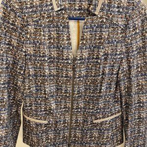 Basler Tweed Zip Blazer